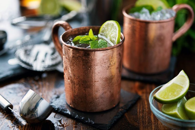 meilleures tasses à Moscow mule