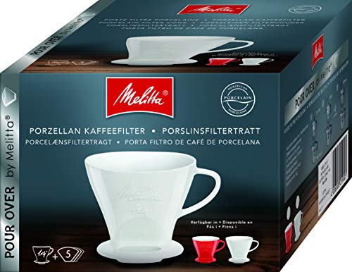 Verseuse Melitta Porte Filtre à Café en Porcelaine